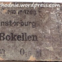 Insterburg-Bokellen (Kreis Gerdauen): Wagonem klasy IV z Wystruci do Bakuł.