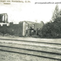 Russenzerstörungen von Nordenburg: Bahnhof. Verlag Hermann Köhler, Nordenburg.